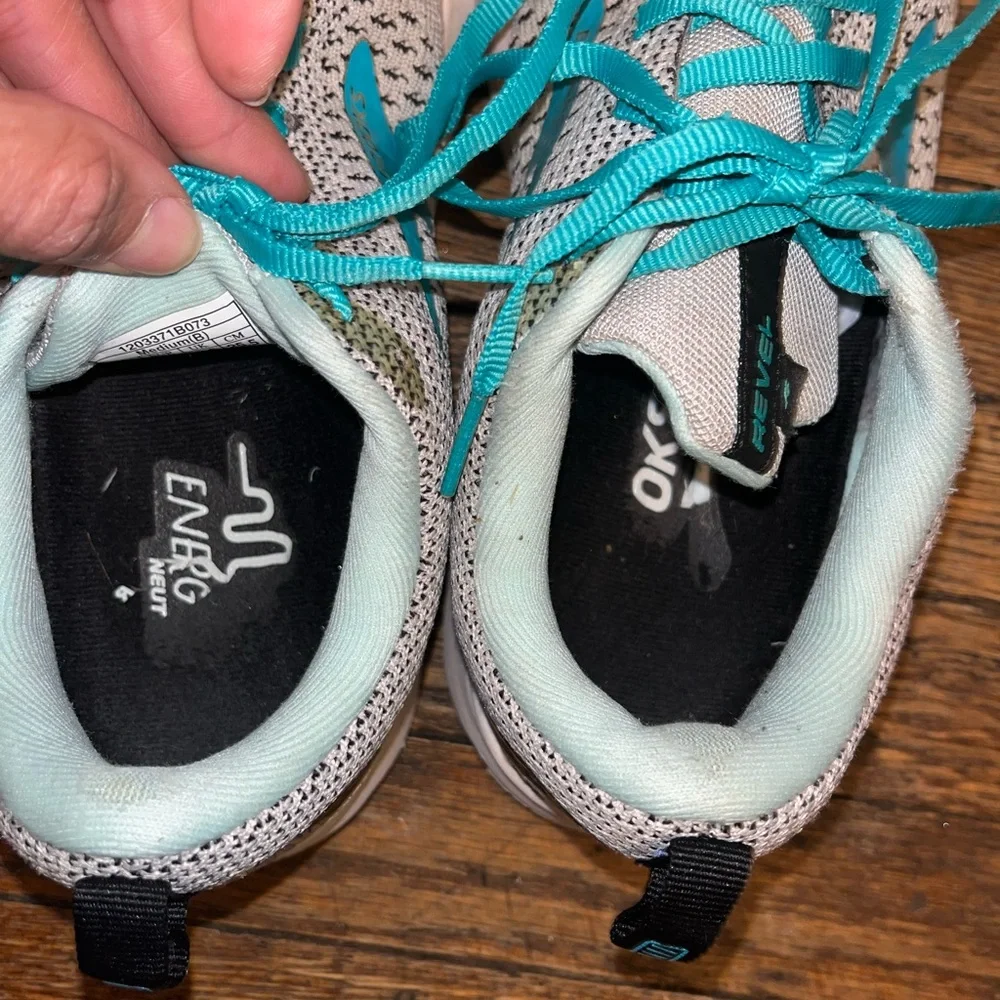 Brooks Revel 4 Women’s 8.5 Gray Blue Running Shoes Athletic Sneaker - Picture 5 of 7